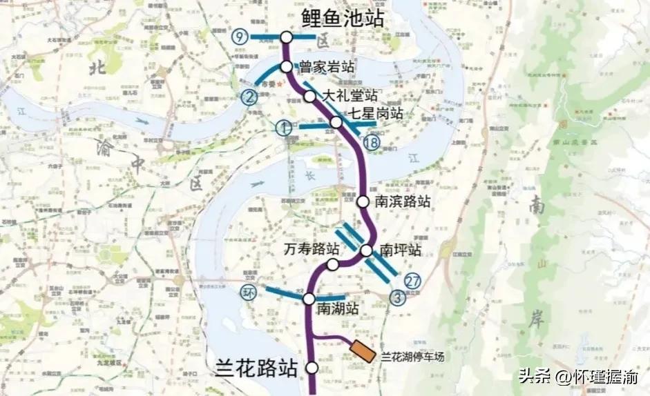 重庆地铁线路图最新,重庆地铁最新线路图