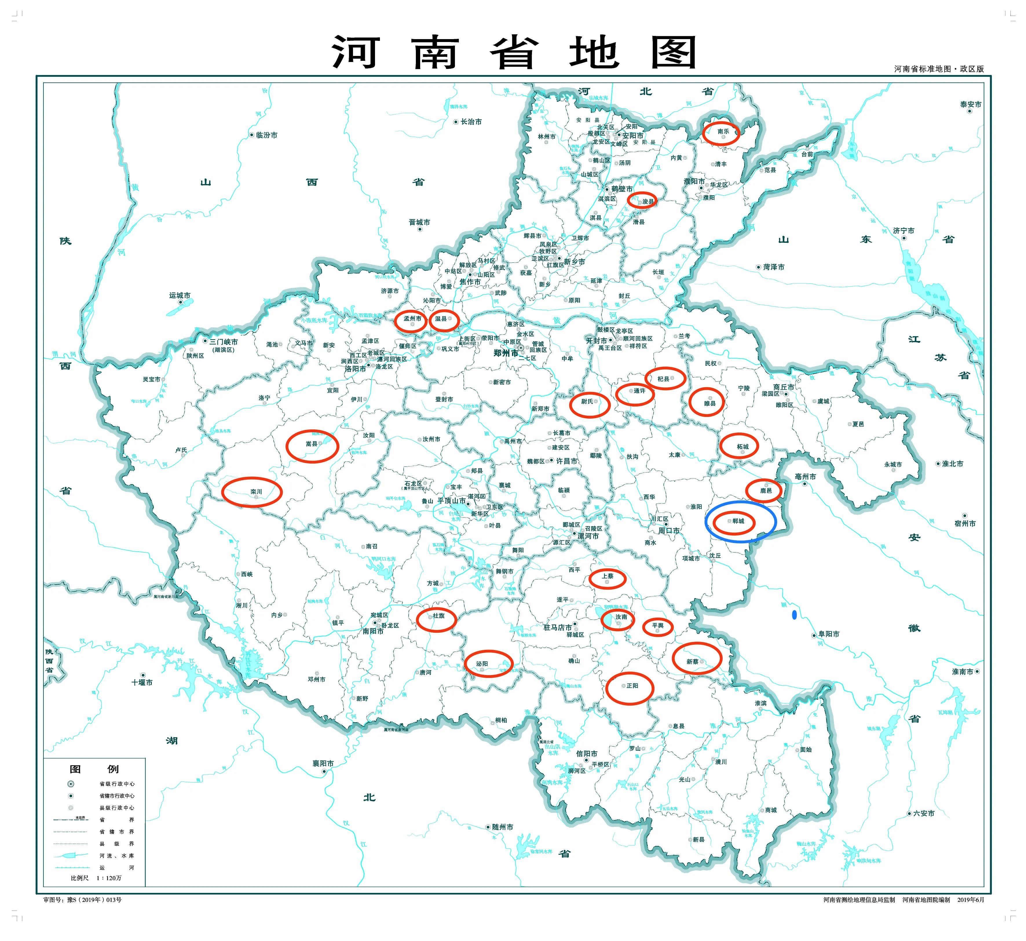 柘城地图最新全图,柘城最新版全图地图