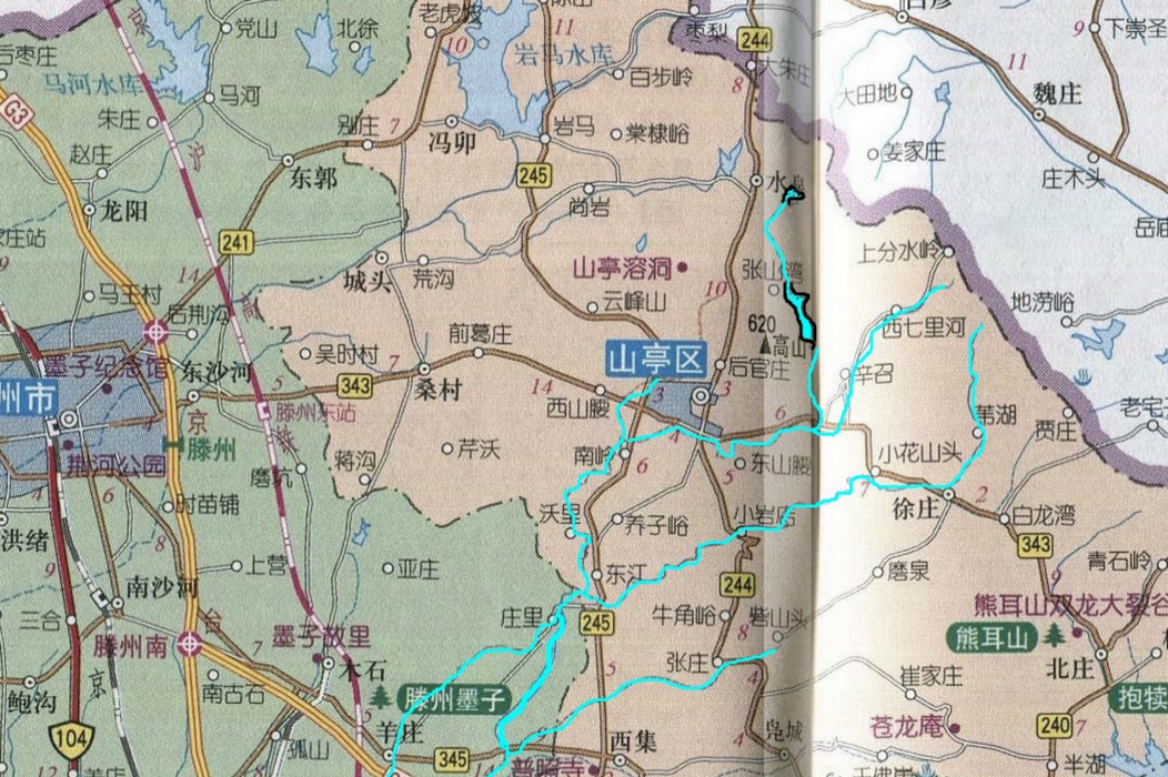 山亭区最新地图,山亭区新版地图发布