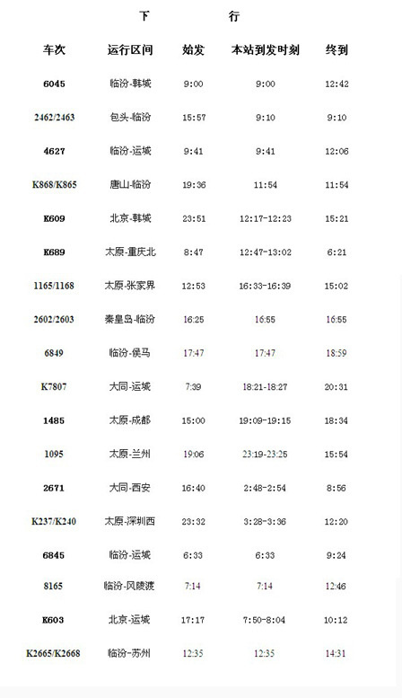 z231次列车时刻表最新,最新发布z231列车时刻表