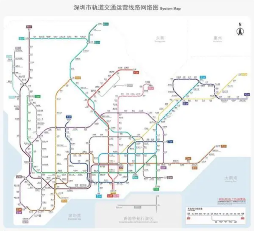 2017最新地铁线路图,2017版全新地铁路线图